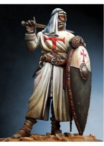 Holy Land Templar Knight with turban, XIII Century