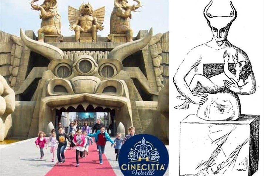 Moloch is also in an amusement park for children near Rome to absorb ...